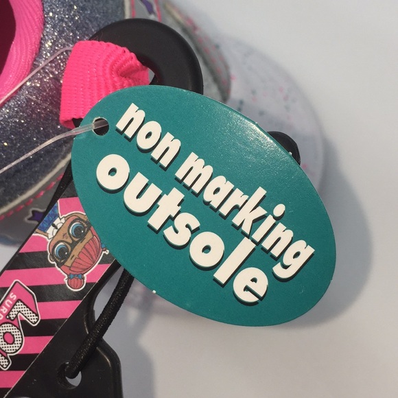 L.O.L. Surprise Girls Athletic Running Shoes Size 2 - Picture 7 of 16
